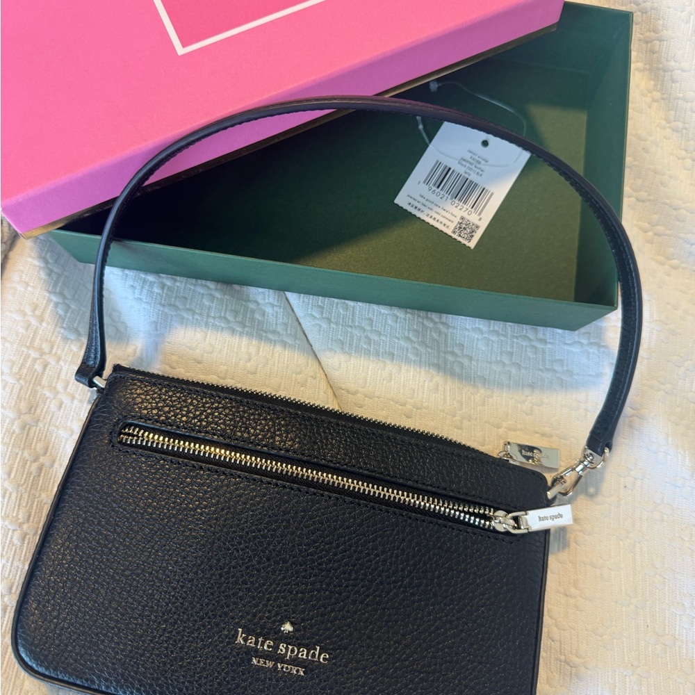 Kate Spade Black Leather Shoulder Bag
